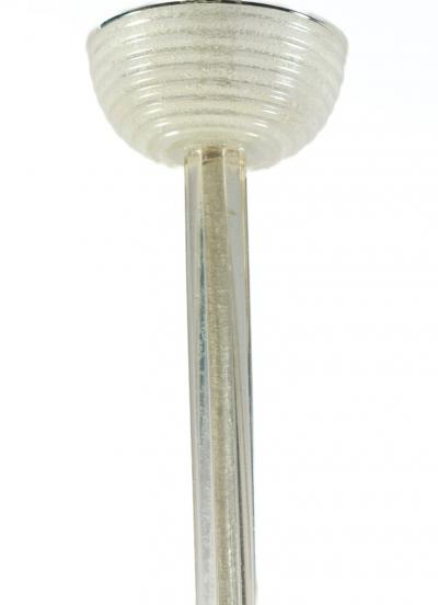  Venini Venini Murano Glass Elegant Art Deco Chandelier Attributed to Tommaso Buzzi 1940