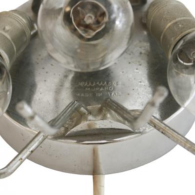  Venini Venini Murano Glass Pair of 1960s Italian Sconces