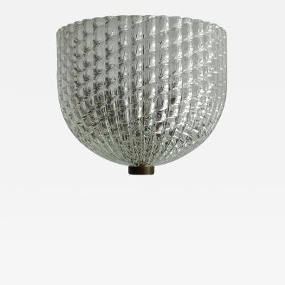  Venini Venini Murano glass ceiling lamp Italy 1940s