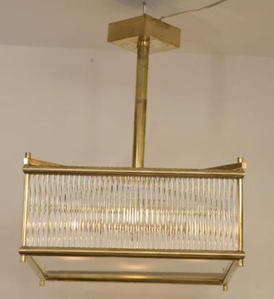  Venini Venini Style Brass Square Ceiling Fixtures