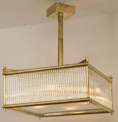  Venini Venini Style Brass Square Ceiling Fixtures