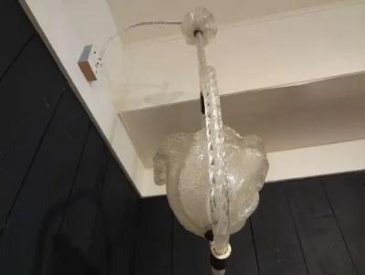  Venini Venini Style Murano Glass Chandelier or Lantern
