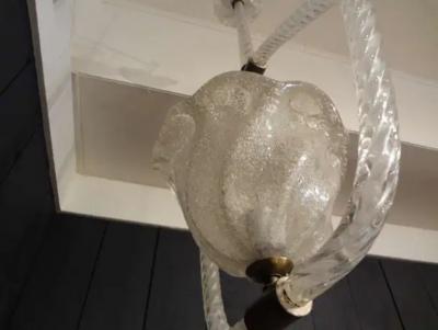  Venini Venini Style Murano Glass Chandelier or Lantern