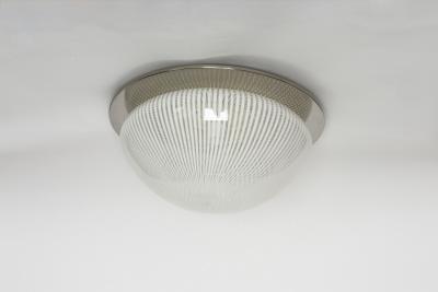  Venini Venini attributed Murano glass flush mount ceiling light Italy circa 1960s