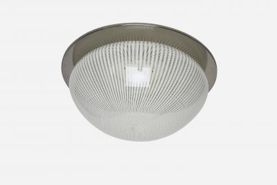  Venini Venini attributed Murano glass flush mount ceiling light Italy circa 1960s