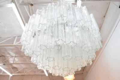  Venini Very Large Venini Tronchi Chandelier