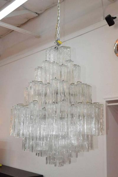  Venini Very Large Venini Tronchi Chandelier