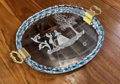  Venini Vintage Italian Murano Tray by Venini 1940