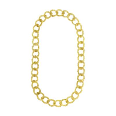  Verdura Verdura Long Gold Woven Link 32 Inch Necklace