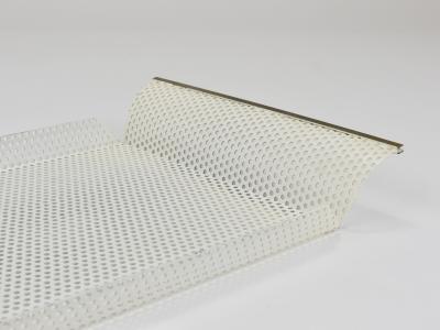  Vereinigte Werkst tten F r Kunst Im Handwerk Vereinigte Werkst tten Rigitulle Brass and Perforated Metal Tray Germany 1970s