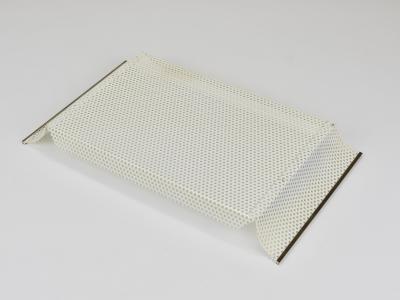  Vereinigte Werkst tten F r Kunst Im Handwerk Vereinigte Werkst tten Rigitulle Brass and Perforated Metal Tray Germany 1970s