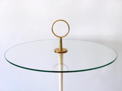  Vereinigte Werkst tten M nchen Elegant Mid Century Modern Side Table by Vereinigte Werkst tten Germany 1950s