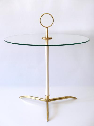  Vereinigte Werkst tten M nchen Elegant Mid Century Modern Side Table by Vereinigte Werkst tten Germany 1950s