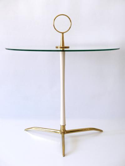  Vereinigte Werkst tten M nchen Elegant Mid Century Modern Side Table by Vereinigte Werkst tten Germany 1950s