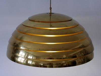  Vereinigte Werkst tten M nchen Large Mid Century Modern Pendant Lamp by Vereinigte Werkst tten Germany 1960s