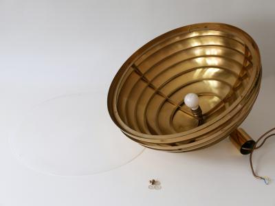 Vereinigte Werkst tten M nchen Large Mid Century Modern Pendant Lamp by Vereinigte Werkst tten Germany 1960s