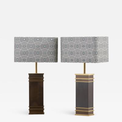  Vereinigte Werkst tten M nchen Pair of Monumental Midcentury Table Lamps by Vereinigte Werkst tten Germany