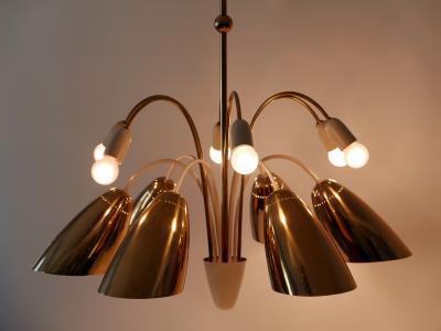  Vereinigte Werkst tten M nchen Rare Large 12 Armed Sputnik Chandelier or Pendant Lamp by Vereinigte Werkst tten
