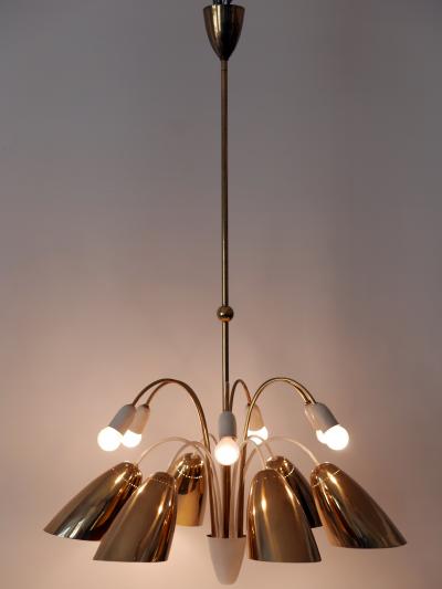  Vereinigte Werkst tten M nchen Rare Large 12 Armed Sputnik Chandelier or Pendant Lamp by Vereinigte Werkst tten