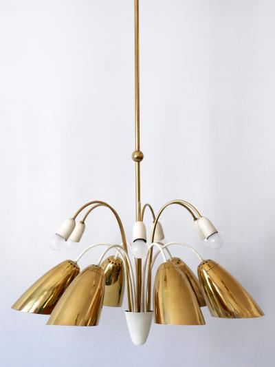  Vereinigte Werkst tten M nchen Rare Large 12 Armed Sputnik Chandelier or Pendant Lamp by Vereinigte Werkst tten