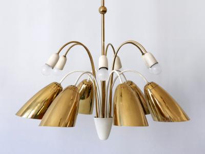  Vereinigte Werkst tten M nchen Rare Large 12 Armed Sputnik Chandelier or Pendant Lamp by Vereinigte Werkst tten