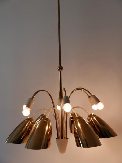  Vereinigte Werkst tten M nchen Rare Large 12 Armed Sputnik Chandelier or Pendant Lamp by Vereinigte Werkst tten
