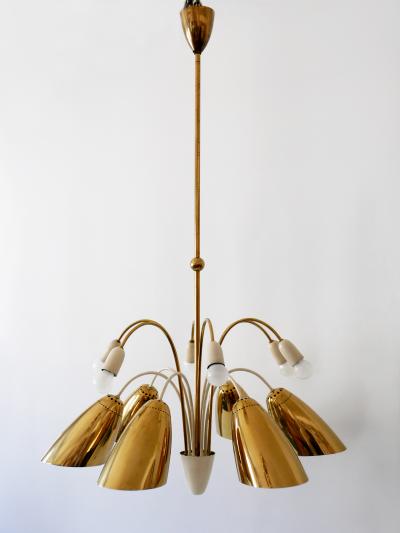  Vereinigte Werkst tten M nchen Rare Large 12 Armed Sputnik Chandelier or Pendant Lamp by Vereinigte Werkst tten