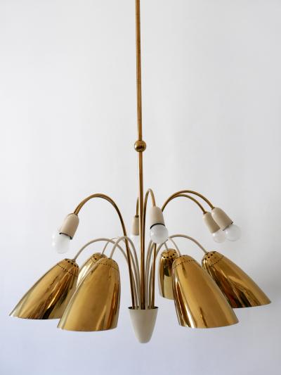  Vereinigte Werkst tten M nchen Rare Large 12 Armed Sputnik Chandelier or Pendant Lamp by Vereinigte Werkst tten
