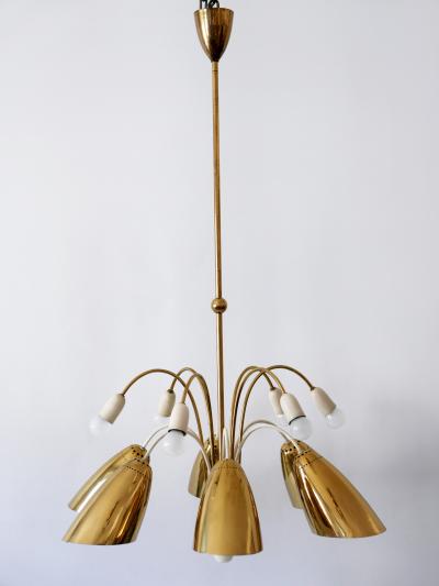  Vereinigte Werkst tten M nchen Rare Large 12 Armed Sputnik Chandelier or Pendant Lamp by Vereinigte Werkst tten