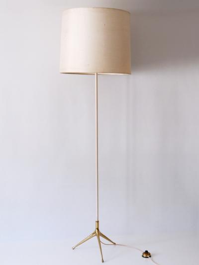  Vereinigte Werkst tten M nchen Rare Mid Century Modern Crowfoot Floor Lamp by Vereinigte Werkst tten 1950s