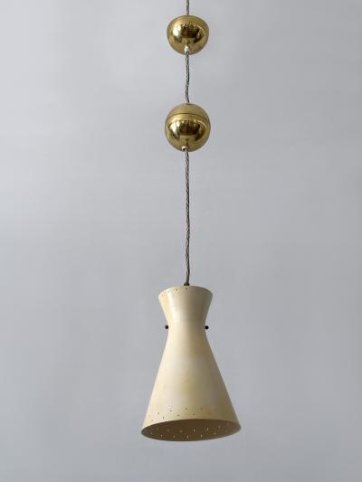 Vereinigte Werkst tten M nchen Rare Mid Century Pulley Diabolo Pendant Lamps by Vereinigte Werkst tten 1950s