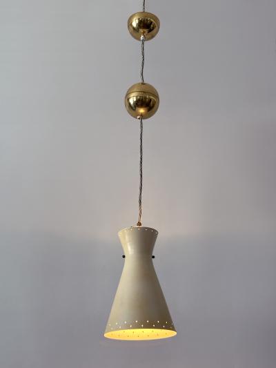 Vereinigte Werkst tten M nchen Rare Mid Century Pulley Diabolo Pendant Lamps by Vereinigte Werkst tten 1950s