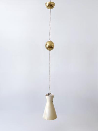 Vereinigte Werkst tten M nchen Rare Mid Century Pulley Diabolo Pendant Lamps by Vereinigte Werkst tten 1950s