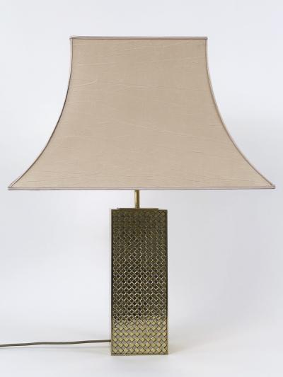  Vereinigte Werkst tten M nchen Rare Monumental Mid Century Modern Table Lamp by Vereinigte Werkst tten Germany