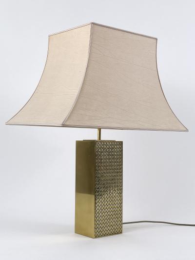  Vereinigte Werkst tten M nchen Rare Monumental Mid Century Modern Table Lamp by Vereinigte Werkst tten Germany
