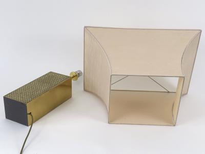  Vereinigte Werkst tten M nchen Rare Monumental Mid Century Modern Table Lamp by Vereinigte Werkst tten Germany