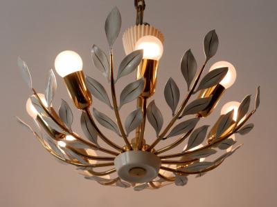  Vereinigte Werkst tten Rare 8 Flamed Sputnik Chandelier or Pendant Lamp by Vereinigte Werkst tten 1950s