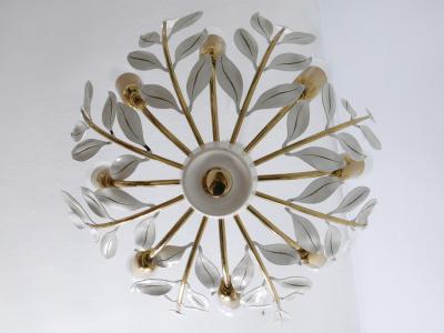  Vereinigte Werkst tten Rare 8 Flamed Sputnik Chandelier or Pendant Lamp by Vereinigte Werkst tten 1950s
