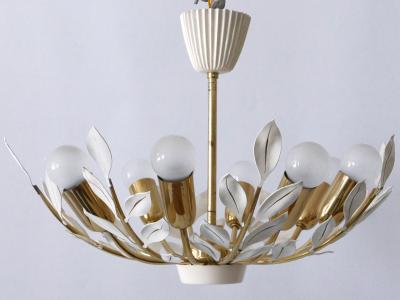  Vereinigte Werkst tten Rare 8 Flamed Sputnik Chandelier or Pendant Lamp by Vereinigte Werkst tten 1950s