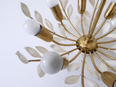  Vereinigte Werkst tten Rare 8 Flamed Sputnik Chandelier or Pendant Lamp by Vereinigte Werkst tten 1950s