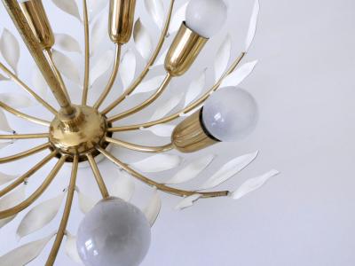  Vereinigte Werkst tten Rare 8 Flamed Sputnik Chandelier or Pendant Lamp by Vereinigte Werkst tten 1950s