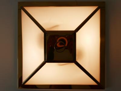  Vereinigte Werkst tten Rare Elegant Flush Mount or Sconce by Vereinigte Werkst tten Germany 1970s