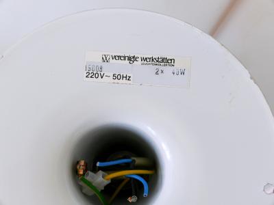  Vereinigte Werkst tten Rare Elegant Flush Mount or Sconce by Vereinigte Werkst tten Germany 1970s