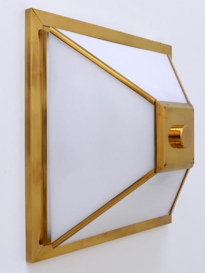  Vereinigte Werkst tten Rare Elegant Flush Mount or Sconce by Vereinigte Werkst tten Germany 1970s