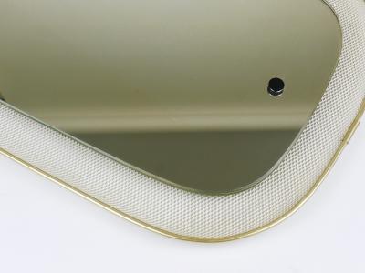  Vereinigte Werkst tten Vereinigte Werkst tten Mid Century Wall Mirror Rigitulle Metal Brass Germany