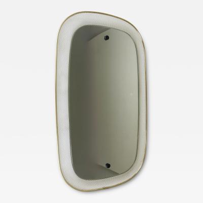  Vereinigte Werkst tten Vereinigte Werkst tten Mid Century Wall Mirror Rigitulle Metal Brass Germany