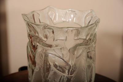  Verrerie d Art Degu Art Deco Glass Vase by Verrerie Degue David Gueron 