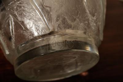  Verrerie d Art Degu Art Deco Glass Vase by Verrerie Degue David Gueron 