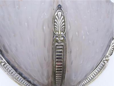  Verrerie des Hanots Art Deco Wall Sconces by Verrerie Des Hanots 