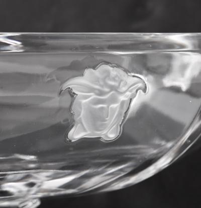  Versace Versace For Rosenthal Medusa Crystal Bowl